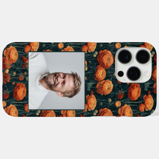 Classic Bridesmaid Gift Ranunculus Custom  Case-Mate iPhoneケース (裏面 (横))