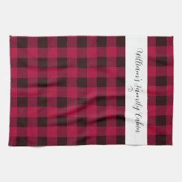 Classic Buffalo Check Family Cabin キッチンタオル