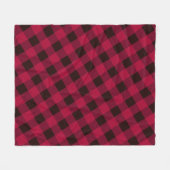 Classic Buffalo Check Heritage フリースブランケット (正面(横))