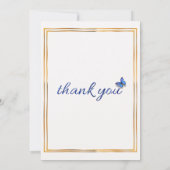 Classic Bunny Sitting in a Plant Pot     サンキューカード (裏面)