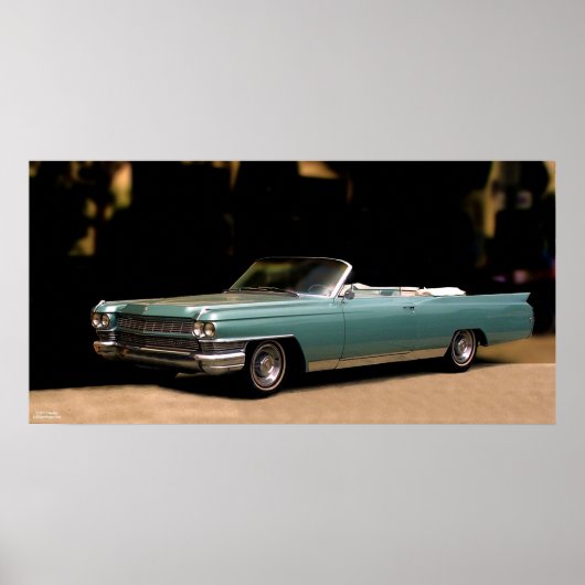 CLASSIC CADILLAC CONVERTIBLE ポスター (正面)