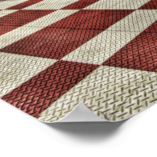 Classic Cadillac street rod ポスター (角)