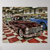 Classic Cadillac street rod ポスター (正面)
