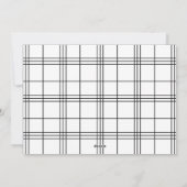 Classic Calligraphy Script Merry Christmas Photo シーズンカード (裏面)