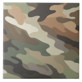 Classic Camouflage Pattern Decorative Ceramic Tile タイル