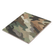 Classic Camouflage Pattern Decorative Ceramic Tile タイル (側面)