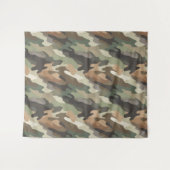 Classic Camouflage Pattern Decorative Wall タペストリー (正面(横))