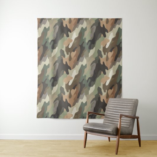 Classic Camouflage Pattern Decorative Wall タペストリー (インサイチュ)