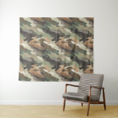 Classic Camouflage Pattern Decorative Wall タペストリー (インサイチュ(横))