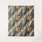 Classic Camouflage Pattern Decorative Wall タペストリー (正面)