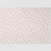 Classic Candy Cane Red Stars Christmas 薄葉紙 (正面)