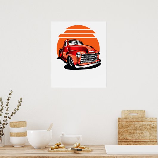 classic car ポスター (キッチン)