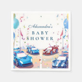 Classic Car Baby Celebration スタンダードカクテルナプキン (正面)