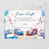 Classic Car Baby Celebration Diapper Raffle エンクロージャーカード (正面)
