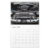 Classic Car Calendar カレンダー (1月 2026)