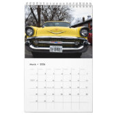 Classic Car Calendar カレンダー (3月 2026)