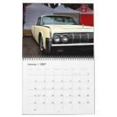 Classic Car Calendar カレンダー (1月 2027)