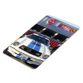 Classic Car Cruise Night at Diner マグネット (左側)