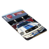 Classic Car Cruise Night at Diner マグネット (右側)