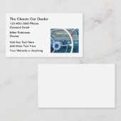 Classic Car Dealer Automobile Business Cards 名刺 (正面/裏面)