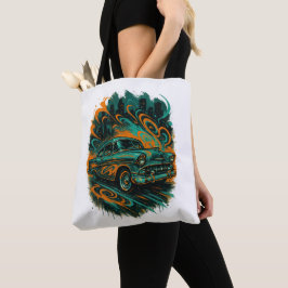 Classic Car Graffiti Tote Bag トートバッグ