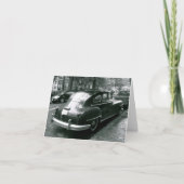Classic car in Beacon Hill Photo Note Card カード (正面)