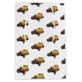 Classic Car Modern Cool ミディアムペーパーバッグ (正面)