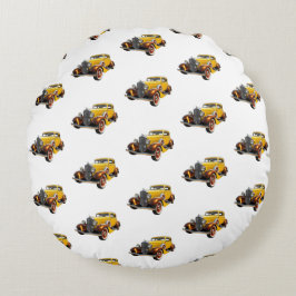 Classic Car Modern Cool ラウンドクッション