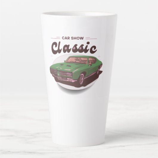 Classic Car Show カフェラテマグ (正面)