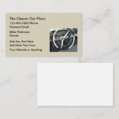 Classic Car Theme Automotive Business Cards 名刺 (正面/裏面)