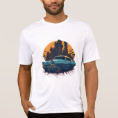 Classic car vintage old chevrolet tシャツ (正面)