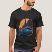Classic car vintage vegas music 3 tシャツ (正面)