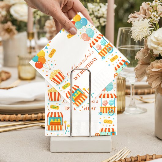 Classic Carnival Storybook Birthday スタンダードカクテルナプキン