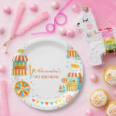 Classic Carnival Storybook Birthday ペーパープレート (パーティー)