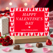 Classic Cherry Red Hearts Valentine’s Gift Card シーズンカード