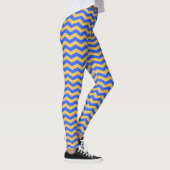 Classic Chevron Striped Leggings レギンス (右)