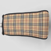 Classic Chic Scottish Tartan Pattern ゴルフヘッドカバー (正面)