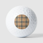 Classic Chic Scottish Tartan Pattern ゴルフボール (正面)