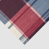 Classic Christmas Blue and Red Plaid 薄葉紙 (詳細)