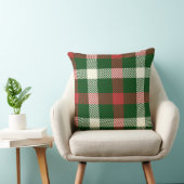 Classic Christmas Buffalo Plaid Pillow クッション (椅子)