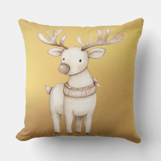 Classic Christmas Buffalo Plaid Pillow クッション (正面)