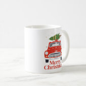 Classic Christmas Car コーヒーマグカップ (正面右)