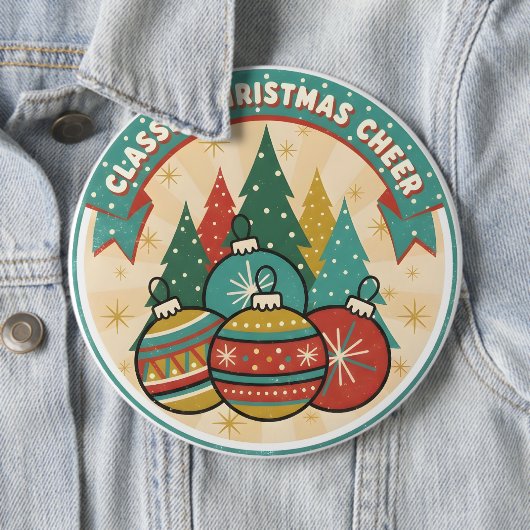 Classic Christmas Cheer 缶バッジ (インサイチュ)