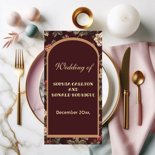 Classic Christmas Chinoiserie Romantic Wedding 