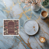 Classic Christmas Chinoiserie Romantic Wedding  スタンダードランチョンナプキン