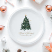 Classic Christmas Evergreen ペーパープレート