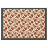 Classic Christmas Flowers Tablecloth Cozy Style テーブルクロス (正面(横))