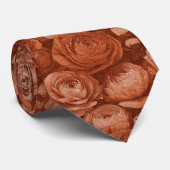 Classic Christmas Gift For Him Ranunculus Flower ネクタイ (ロール)