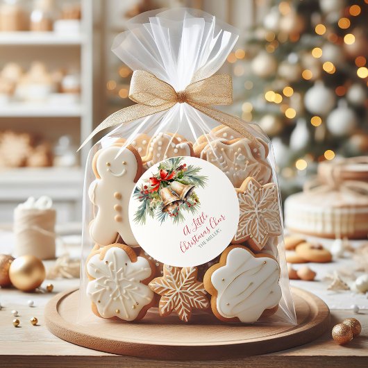 Classic Christmas Gift Label | Sticker ラウンドシール