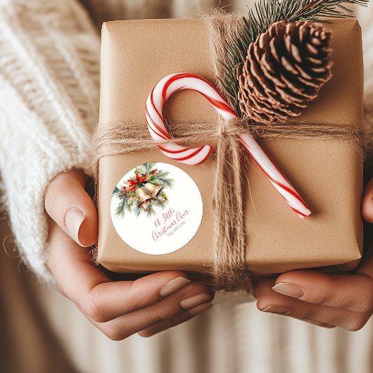 Classic Christmas Gift Label | Sticker ラウンドシール